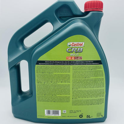 Castrol CRB Multi Heavy Duty Diesel Engine Oil 15W-40 CI-4/E7 - 5 Litres