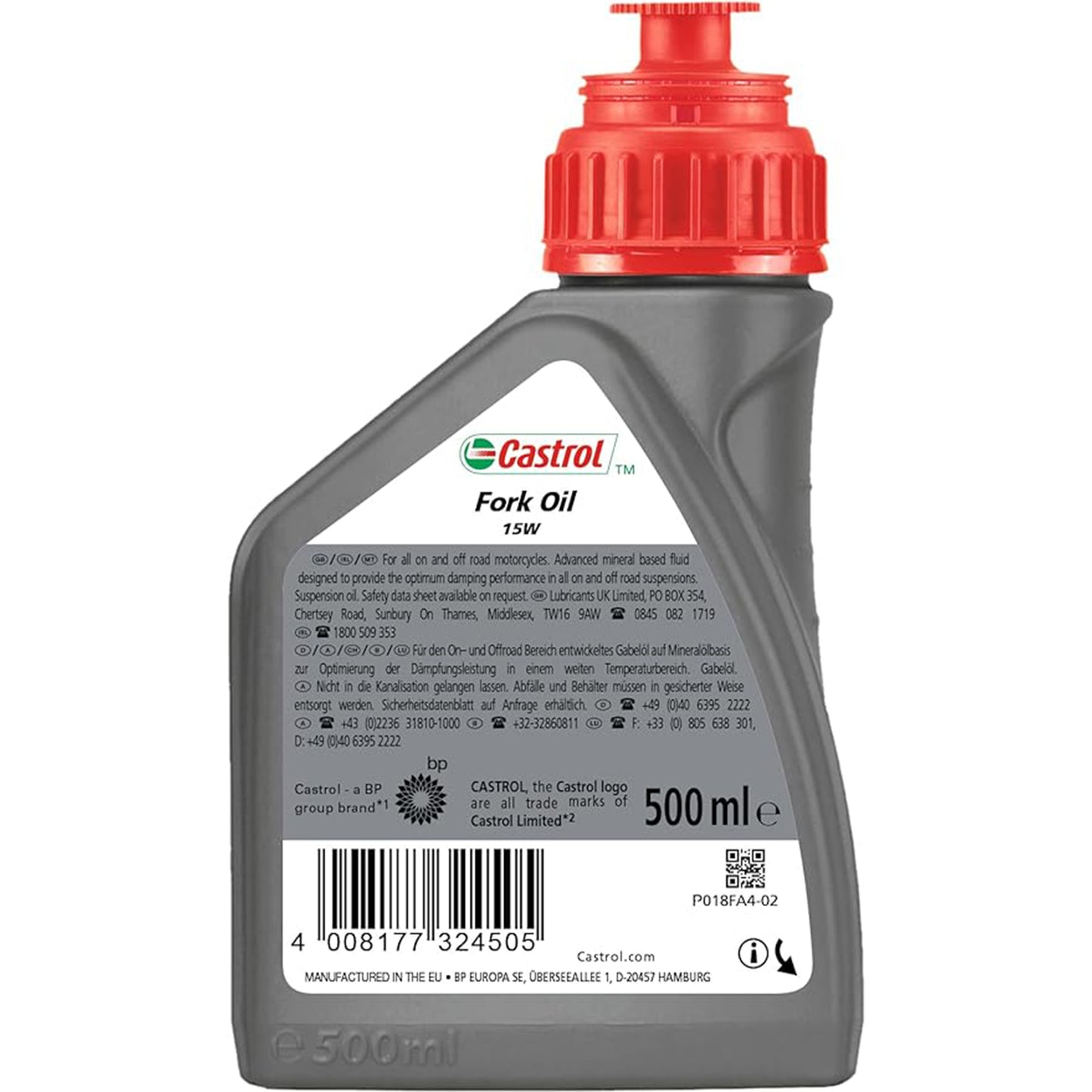 Castrol Motorcycle Care Fork Oil 15W Grand Prix - 500ml