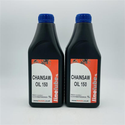 2L Chainsaw Oil ISO 150 Linelube High Tack All Chain Saw Models - 2 x 1 Litre