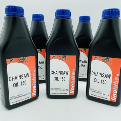 5L Chainsaw Oil ISO 150 Linelube High Tack All Chain Saw Models - 5 x 1 Litre