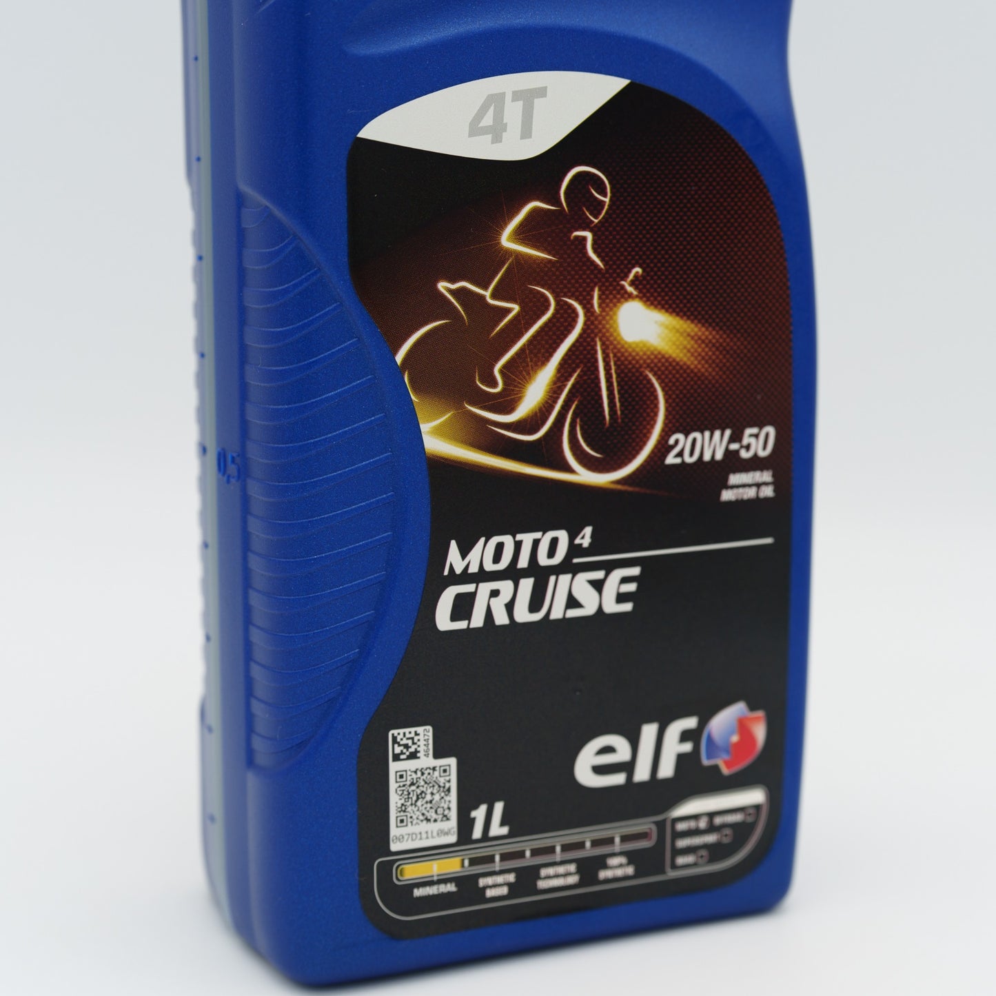 ELF Moto 4 Cruise 20W-50 Motorcycle 4-Stroke Mineral Engine Oil - 1 Litre