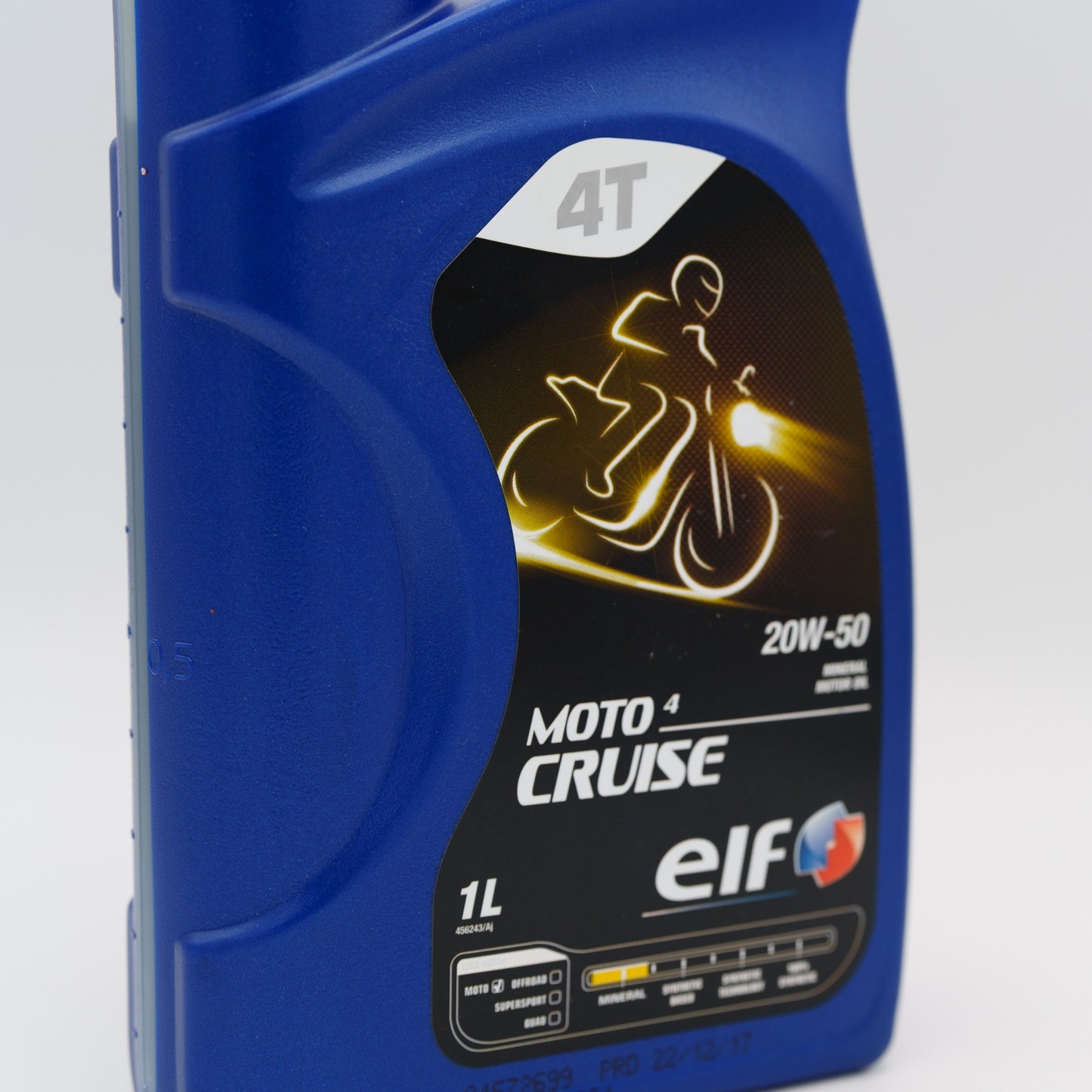 Elf Moto 4 Cruise 20W-50 Mineral 4-Stroke Motorcycle Oil  2 x 1 Litres