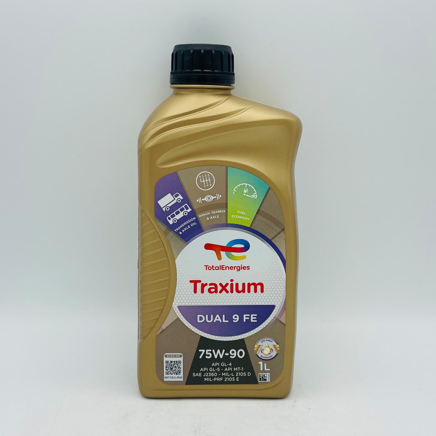 1L TotalEnergies Traxium Dual 9 FE 75W-90 Fully Synthetic Gear Oil - 1 Litre