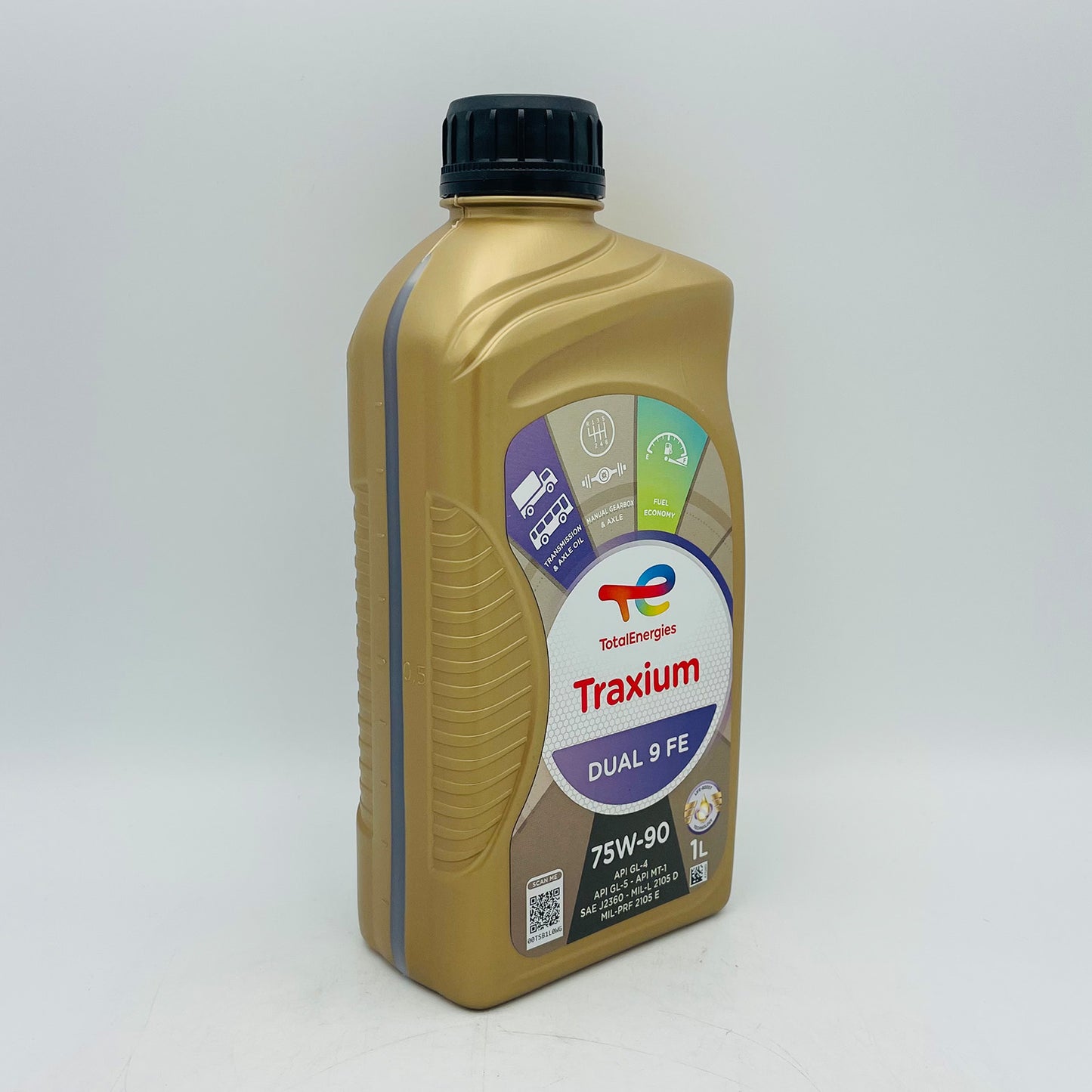 1L TotalEnergies Traxium Dual 9 FE 75W-90 Fully Synthetic Gear Oil - 1 Litre