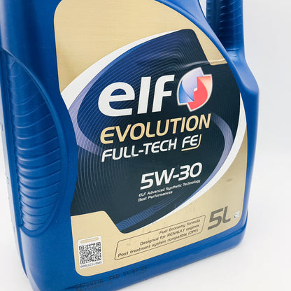 ELF Evolution Full Tech FE 5W-30 Synthetic Engine Oil for Renault - 5 Litres