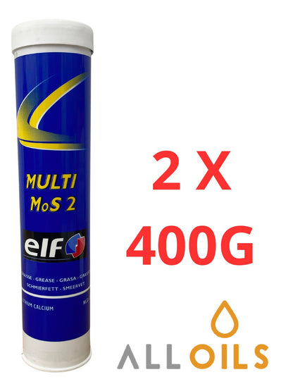 Total ELF Multi MoS 2 EP Lithium Calcium Grease With Molybdenum Disulfide 400G