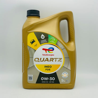 5L TotalEnergies Quartz INEO FDE 0W-30 Engine Oil - 5 Litre