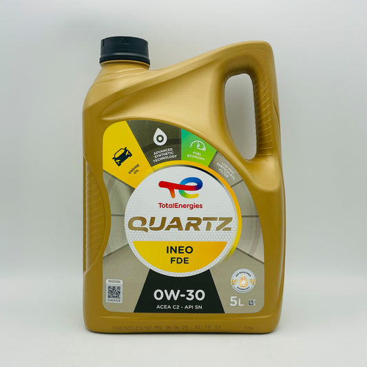 5L TotalEnergies Quartz INEO FDE 0W-30 Engine Oil - 5 Litre