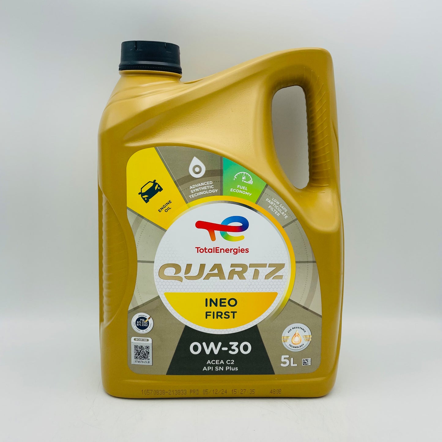 5L TotalEnergies Quartz INEO First 0W-30 Engine Oil - 5 Litre