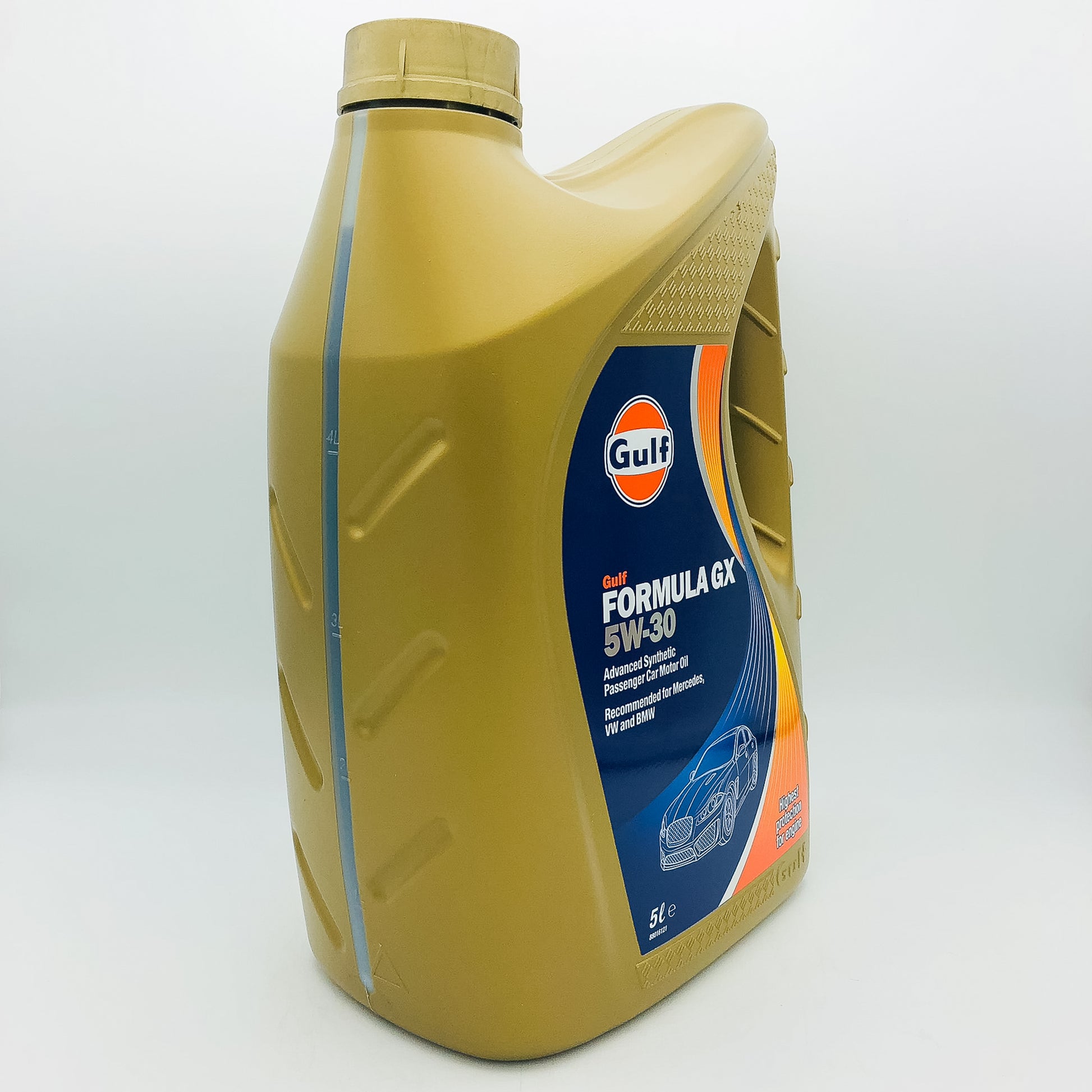 Gulf Formula GX 5W-30 Synthetic Engine Oil for Mercedes, BMW & VW - 5 Litres