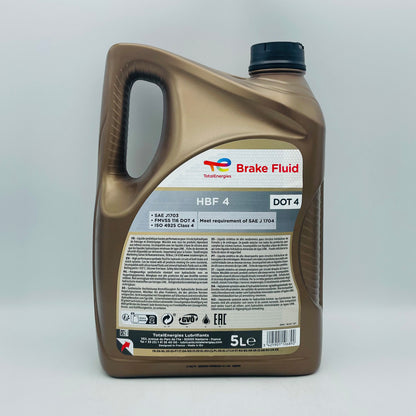 5L TotalEnergies HBF 4 DOT 4 Synthetic Brake Fluid/Clutch Fluid - 5 Litres