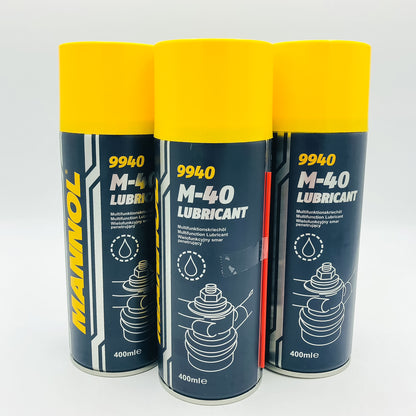 3x 400ml M-40 Mannol WD-40 alternative