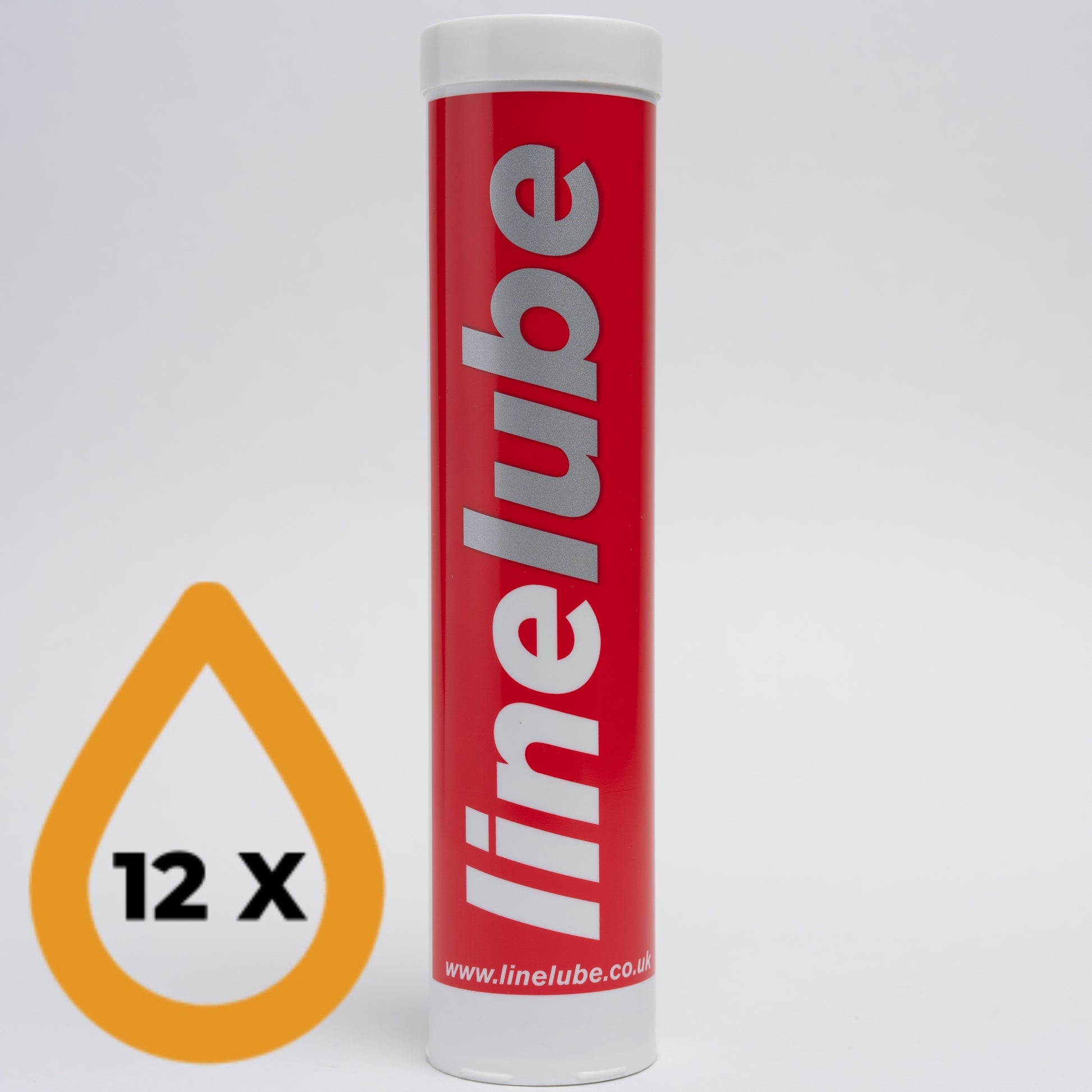 12X400Gram Linelube Lithium EP2 Grease Back Label