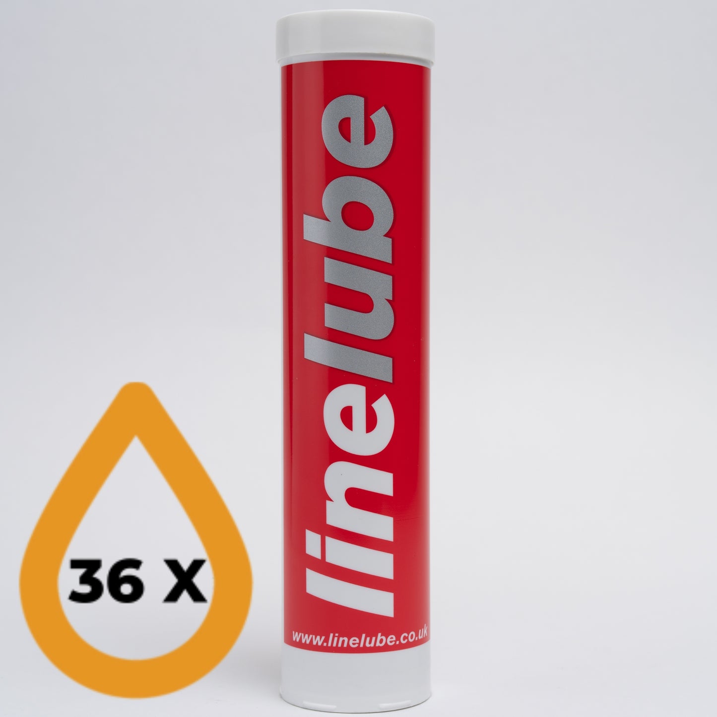 36X400Gram Linelube Lithium EP2 Grease Back Label