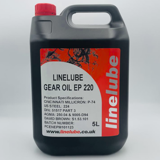 Linelube EP 220 Extreme Pressure Premium DIN:51517 Gear Oil - 5 Litres
