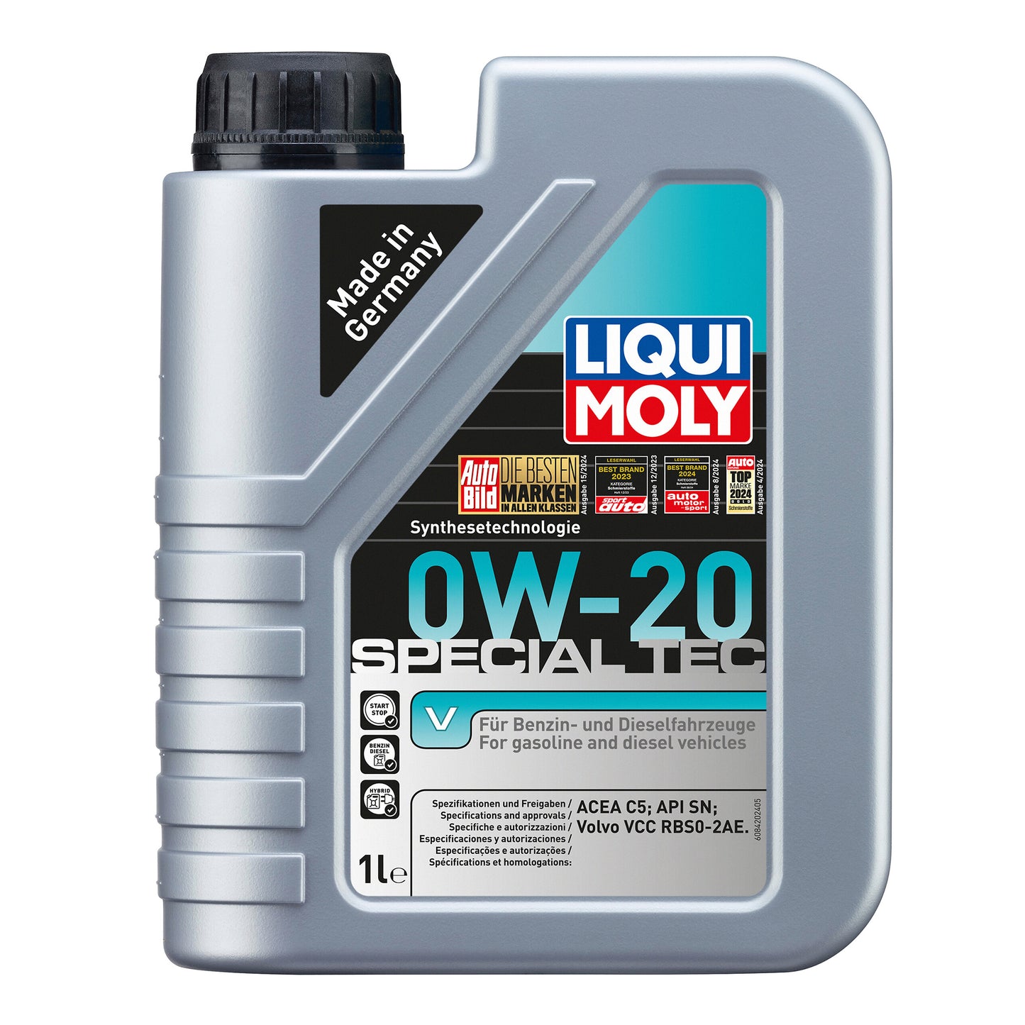 Liqui Moly 20631 Special Tec V 0W-20 Engine Oil for Volvo Cars - 1 Litre