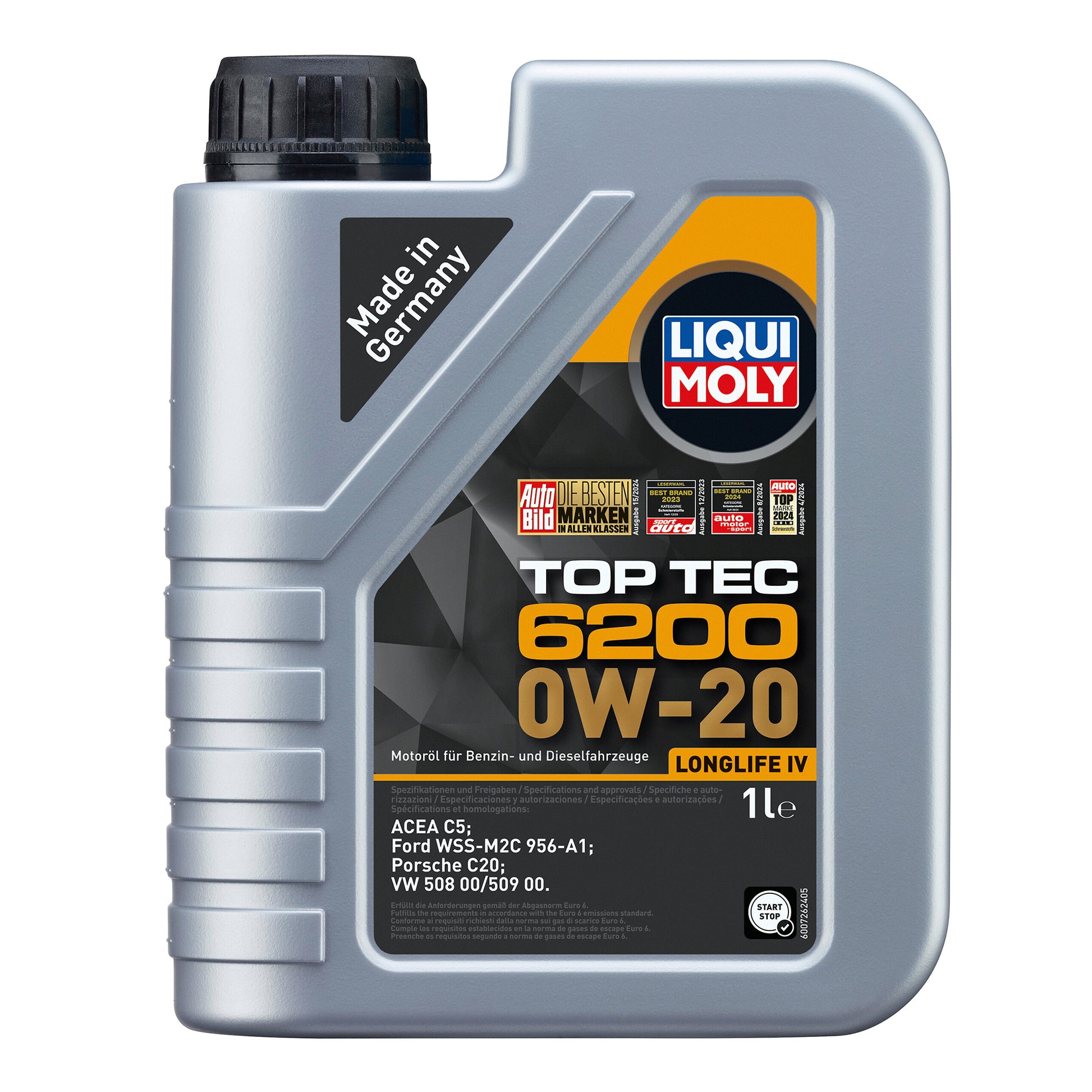 Liqui Moly 20787 Top Tec 6200 0W-20 Engine Oil - 1 Litre