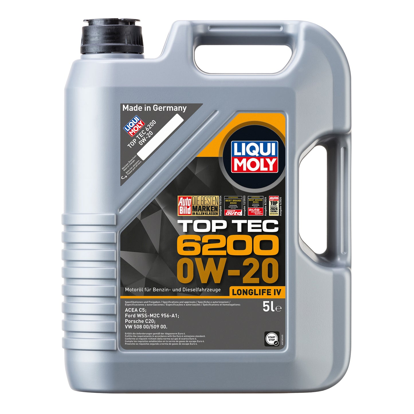 Liqui Moly 20789 Top Tec 6200 0W-20 Engine Oil - 5 Litre