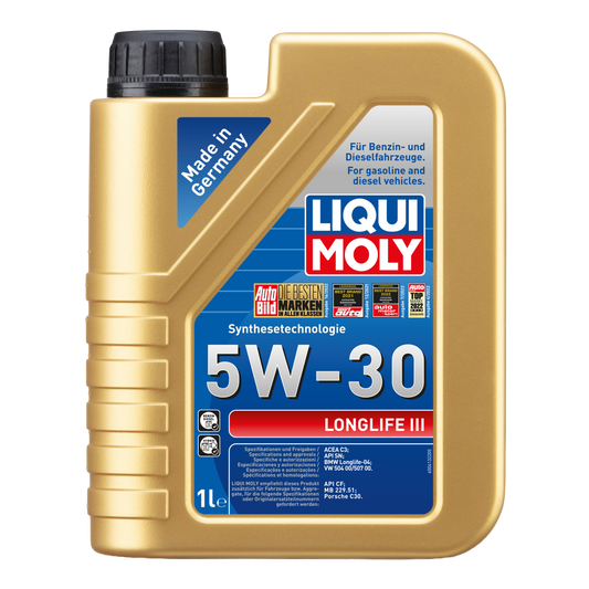Liqui Moly 20820 Longlife III 5W-30 Engine Oil (1 Litre)