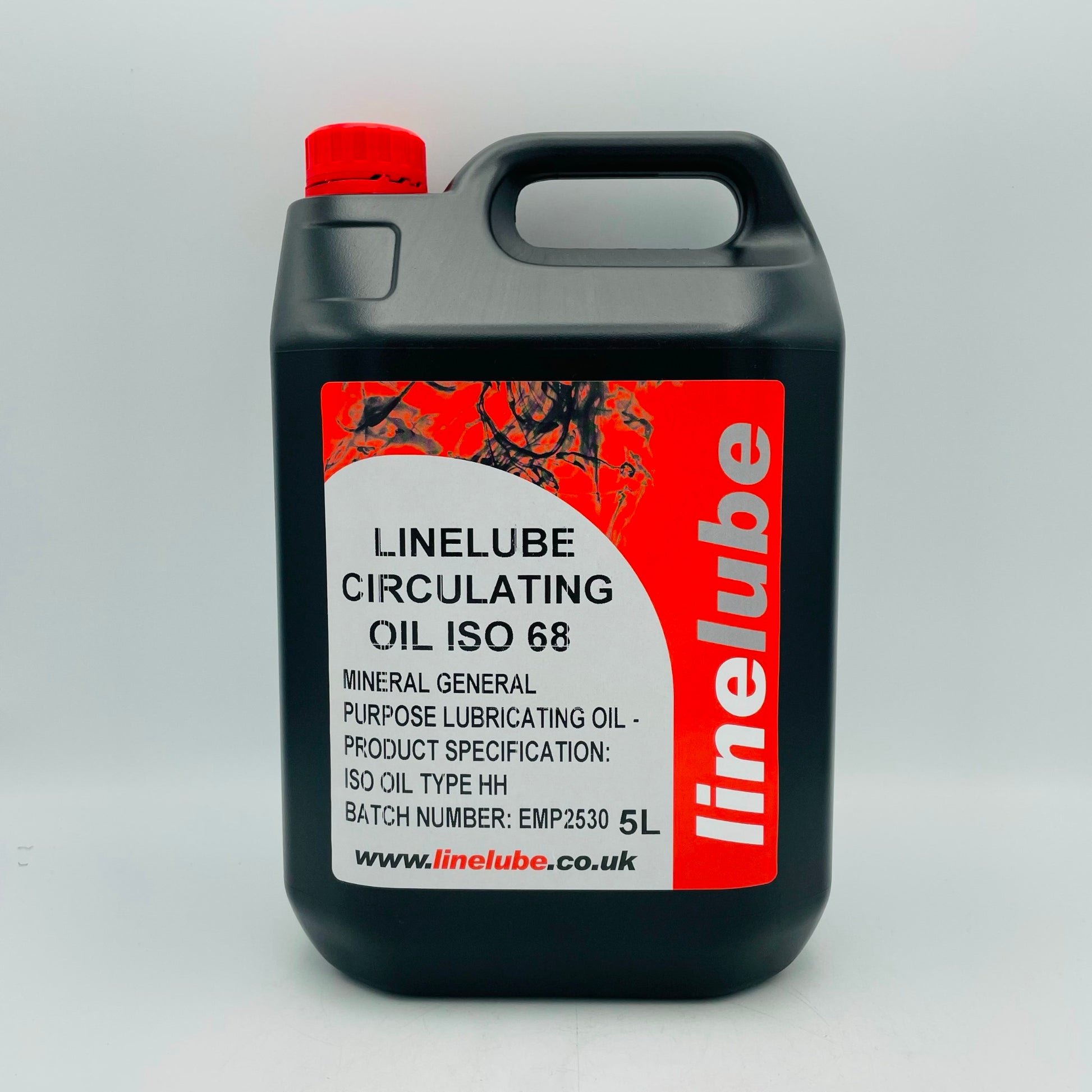 Linelube Circulating Oil ISO 68 Front Label