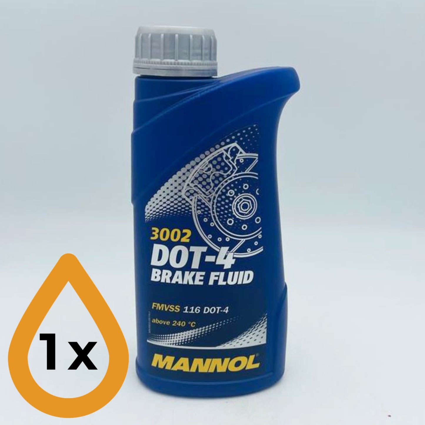 Mannol 3002 Brake Fluid 450ml Old Design 1x Variant