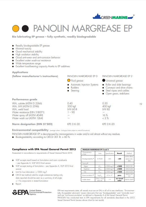 panolin margrease epa data