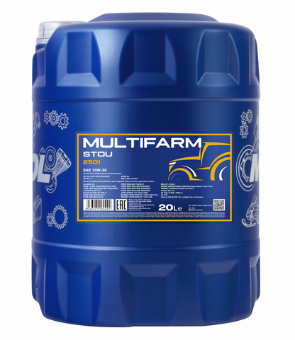 Mannol 2501 Multifarm STOU 10W-30 Super Universal Transmission Oil - 20 Litre