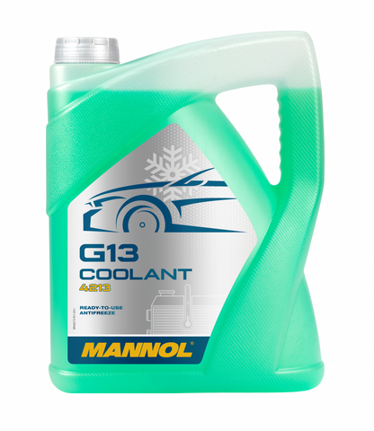 Mannol 4213 G13 Green Antifreeze/Coolant Ready-To-Use HOAT - 5 Litres