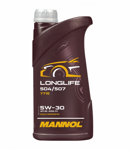 Mannol 7715 Longlife 504/507 5W-30 Fully Synthetic Engine Oil - 1 Litre