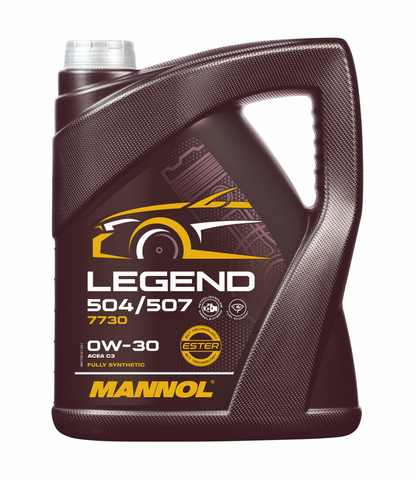 Mannol 7730 Legend 504/507 0W-30 Engine Oil - 5 Litres