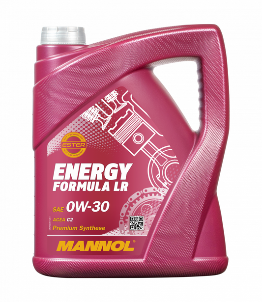 Mannol 7922 Energy Formula LR 0W-30 For Jag/Land Rover Fully Synthetic Engine Oil - 5 Litre