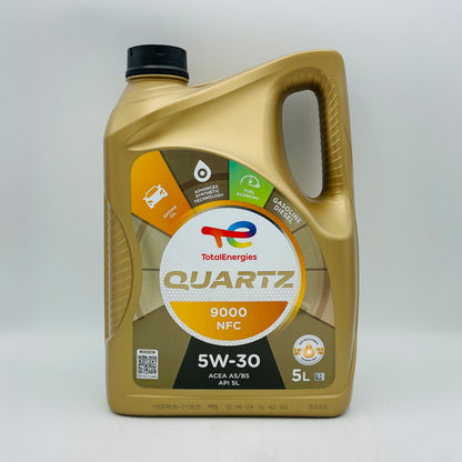 Total Quartz 9000 NFC 5W-30 Advanced Synthetic Technology Engine Oil - 5 Litres