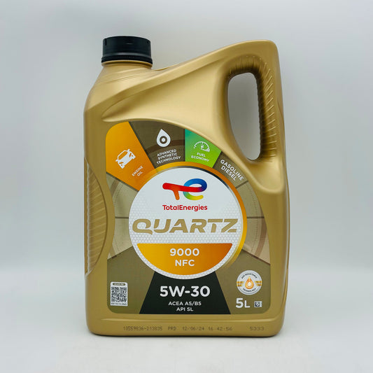 Total Quartz 9000 NFC 5W-30 Advanced Synthetic Technology Engine Oil - 5 Litres