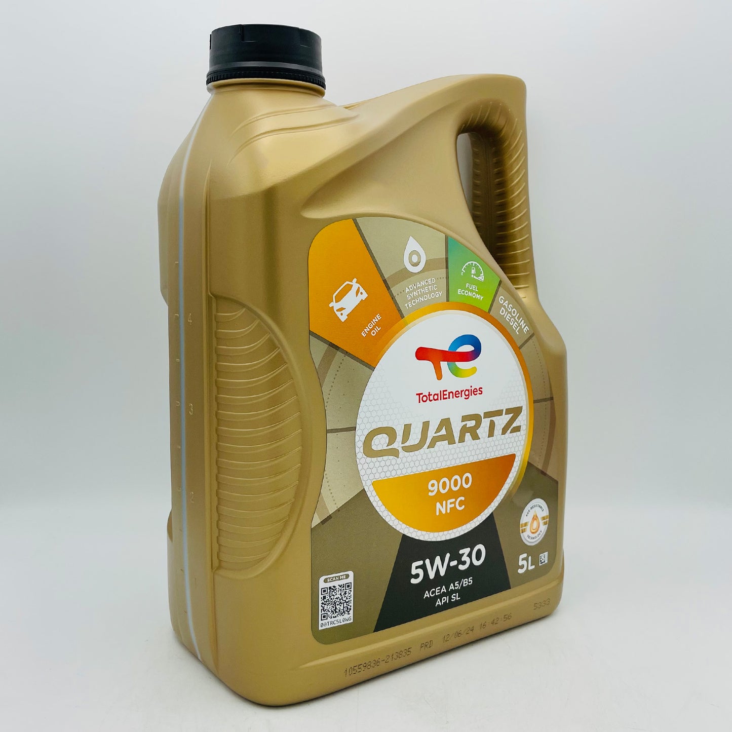 Total Quartz 9000 NFC 5W-30 Advanced Synthetic Technology Engine Oil - 5 Litres