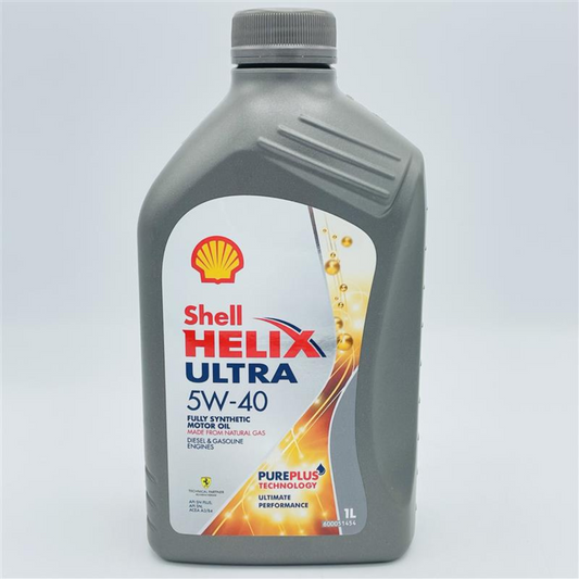 Shell Helix Ultra 5W-40 Fully Synthetic Engine Oil PurePlus ACEA A3/B4 - 1 Litre