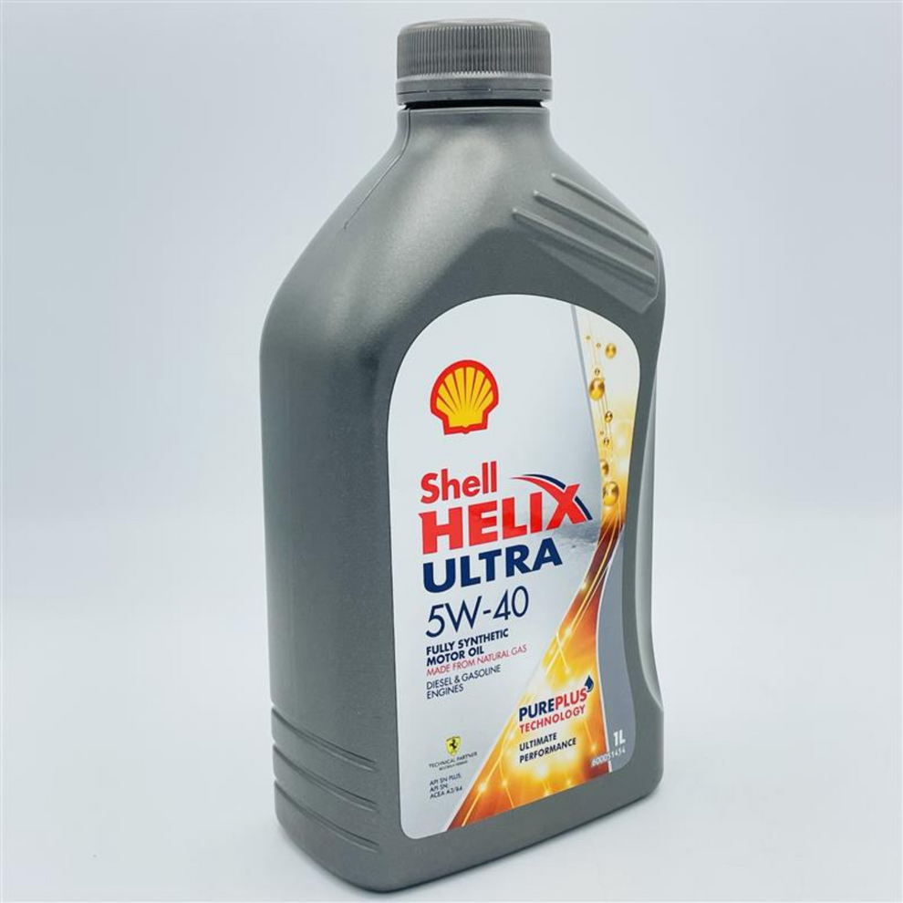 Shell Helix Ultra 5W-40 Fully Synthetic Engine Oil PurePlus ACEA A3/B4 ...