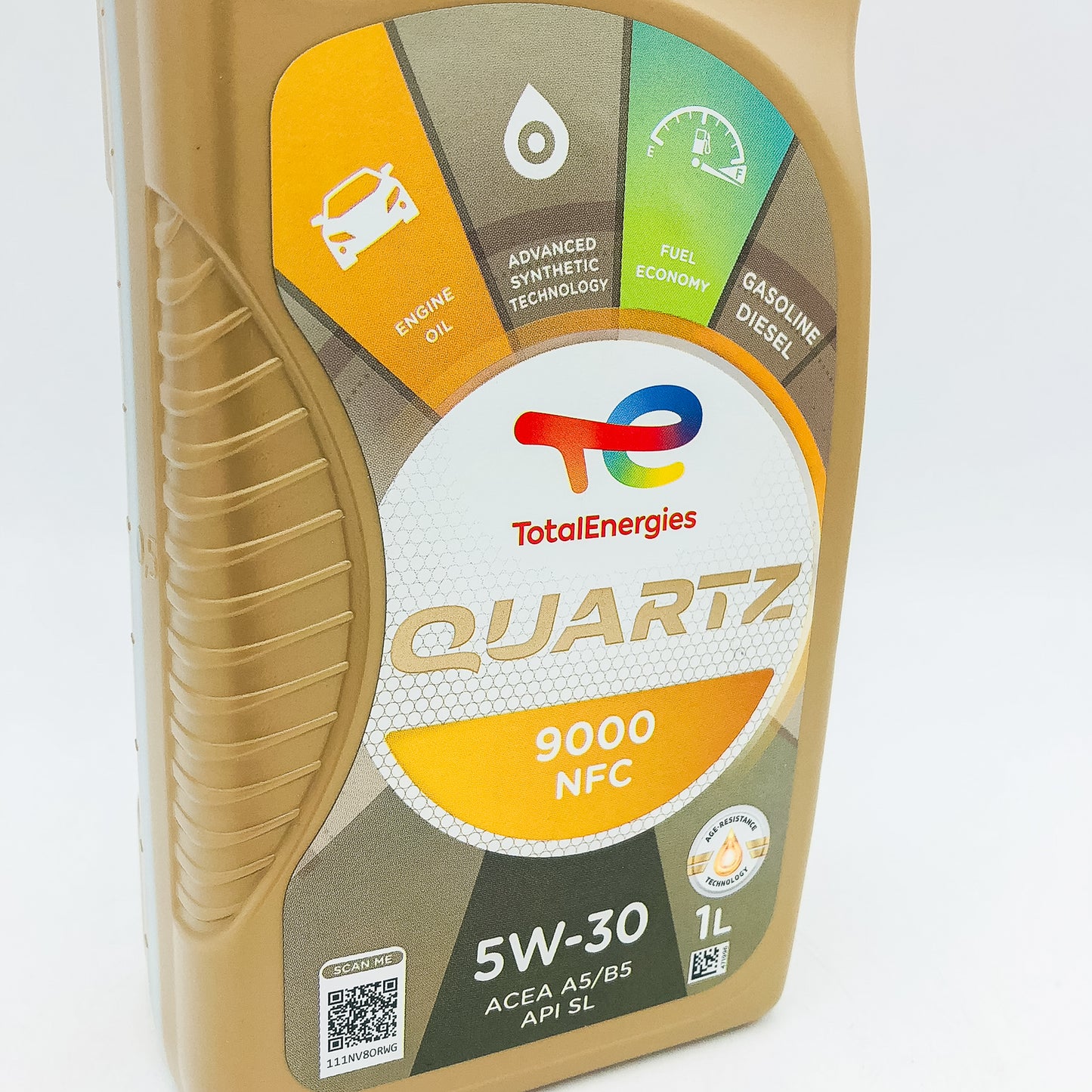 Total Quartz 9000 NFC 5W-30 Advanced Synthetic Technology Engine Oil - 1 Litre