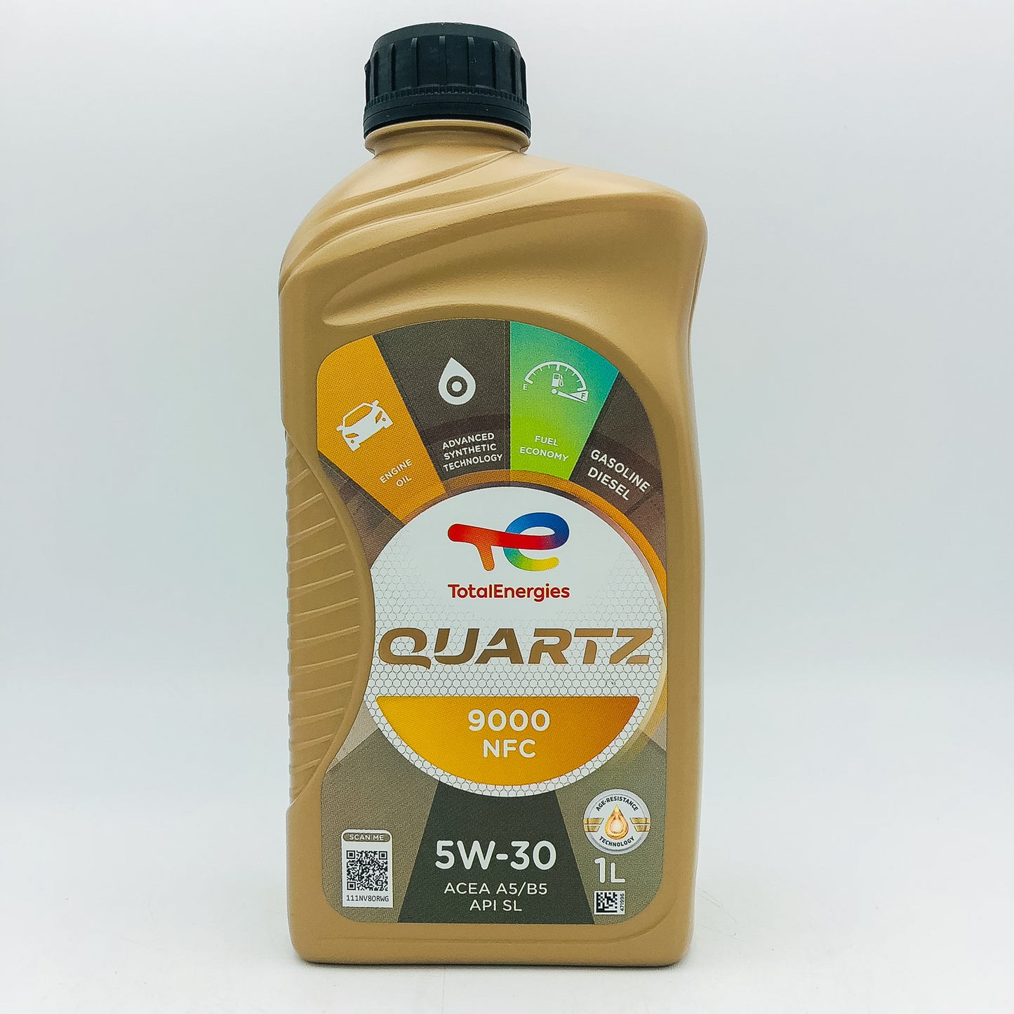 Total Quartz 9000 NFC 5W-30 Advanced Synthetic Technology Engine Oil - 1 Litre