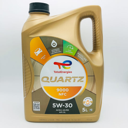 Total Quartz 9000 NFC 5W-30 Advanced Synthetic Technology Engine Oil - 5 Litres