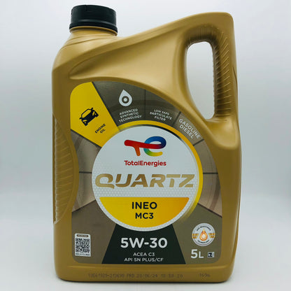 TOTAL QUARTZ INEO MC3 5W-30 Advanced Synthetic Technology Engine Oil - 5 Litres