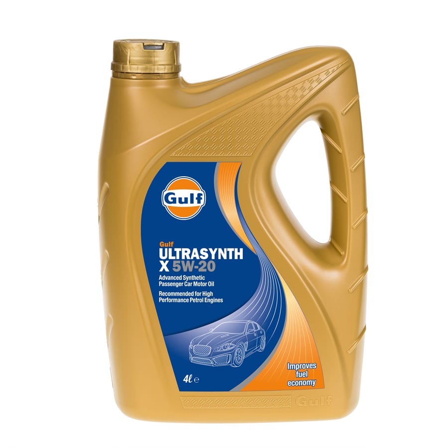 Gulf Ultra Synth X 5W-20 Synthetic Engine Oil - 4 Litres