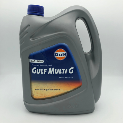 Gulf Multi G 15W-40 Multi-Grade Synthetic Engine Oil - 4 Litre