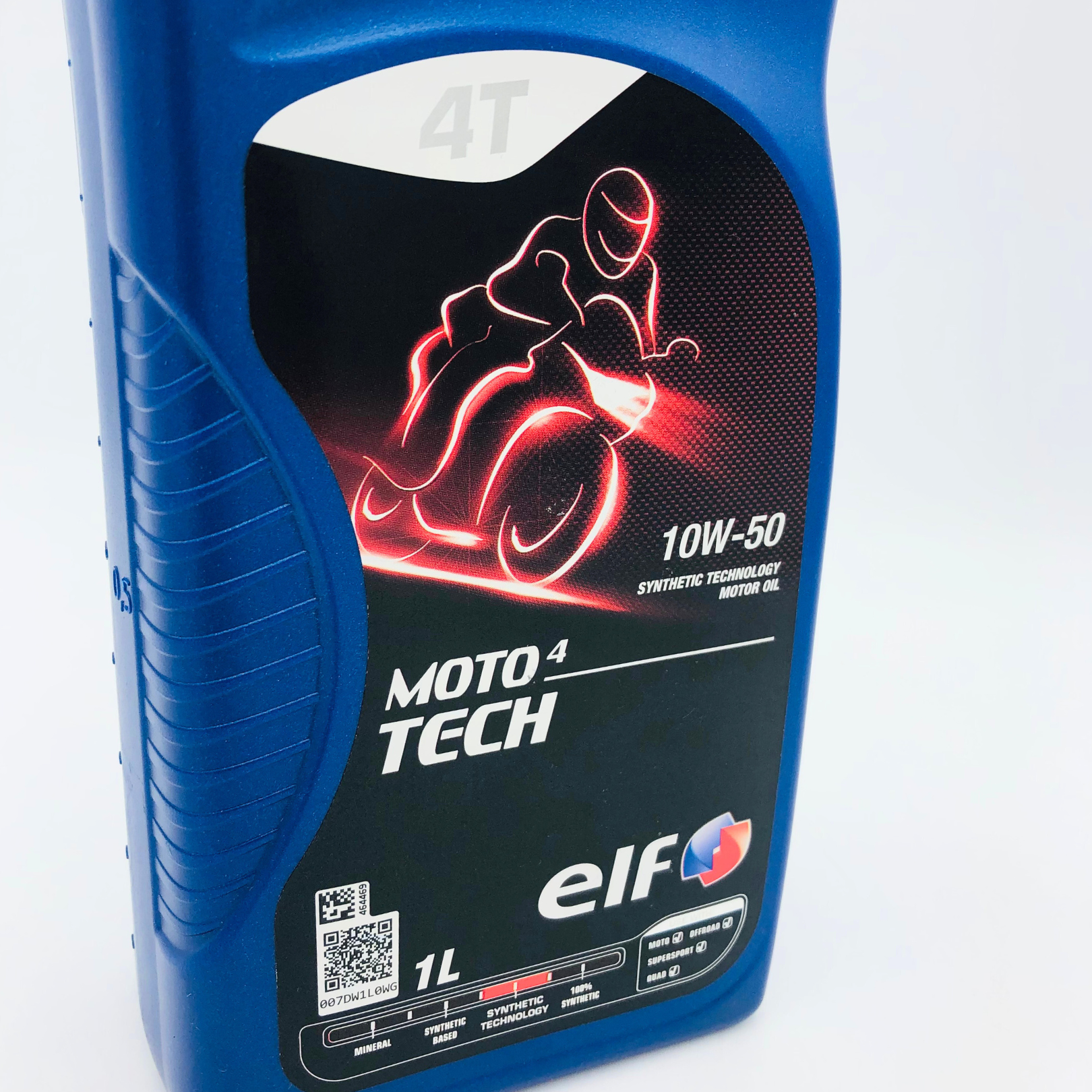 ELF Moto 4 Tech 10W-50 4-Stroke Motorcycle Engine Oil - 1 Litre