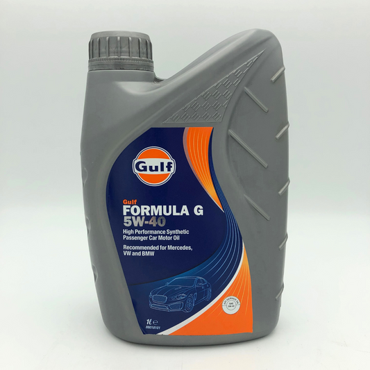 Gulf Formula G 5W-40 Fully Synthetic ACEA A3/B4 Renault RN0710/VW/MB - 1 Litres