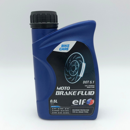 ELF MOTO Fully Synthetic Dot 5.1 Premium Brake Fluid - 500ml