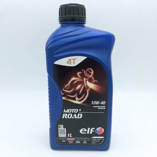 ELF MOTO 4 Road 10W-40 Motorcycle Synthetic Based Engine Oil - 1 litre