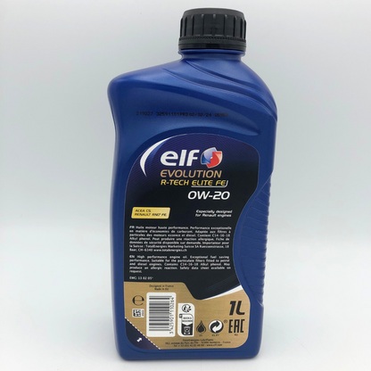 ELF Evolution R-Tech Elite FE 0W-20 RN17 FE Engine Oil - 1 Litre