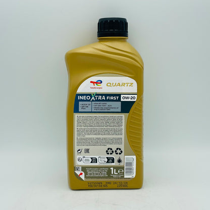 1L TotalEnergies Quartz INEO Xtra First 0W-20 Engine Oil - 1 Litre