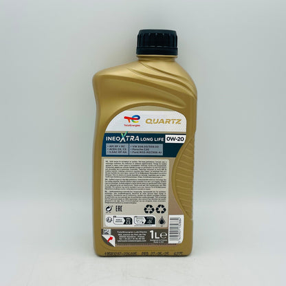 1L TotalEnergies Quartz INEO Xtra Longlife 0W-20 Engine Oil - 1 Litre