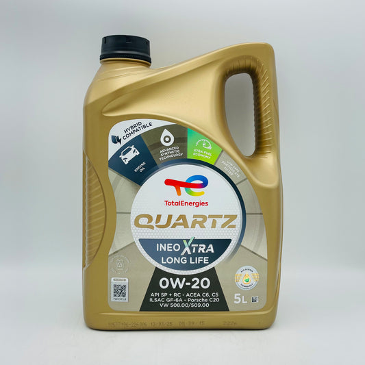 5L Total Quartz INEO Xtra Longlife 0W-20 Engine Oil - 5 Litres